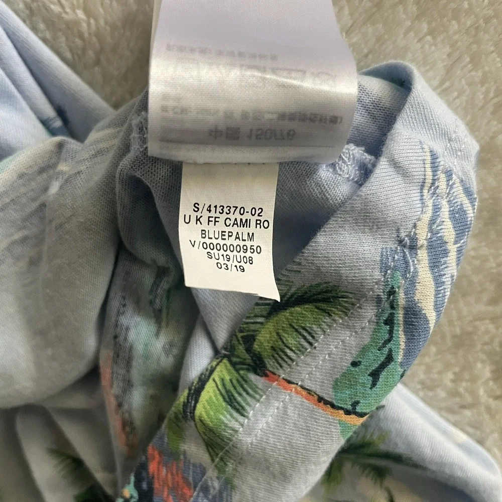 Old Navy Cami Dress Knit Tropical Coastal Casual Size 14